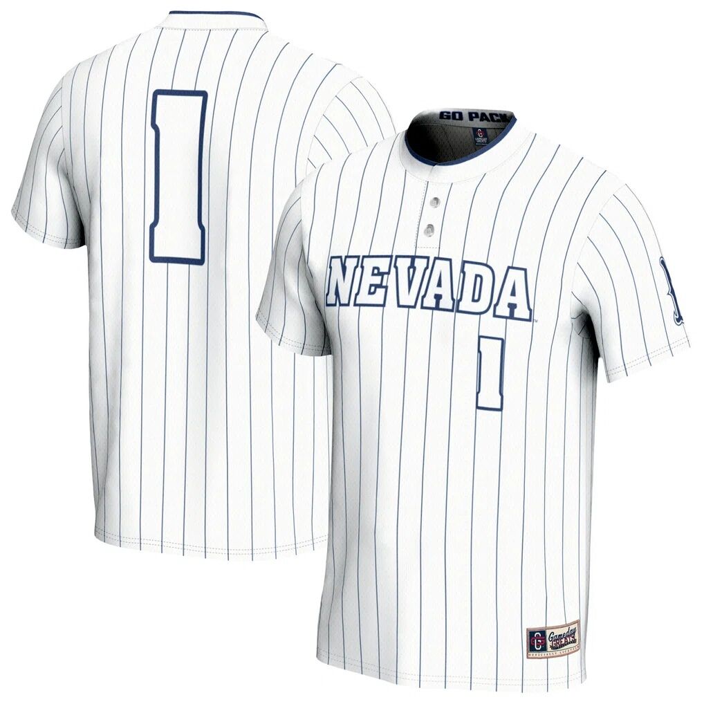#1 Nevada Wolf Pack GameDay Greats Unisex Lightweight Collegiate Softball Fashion Jersey