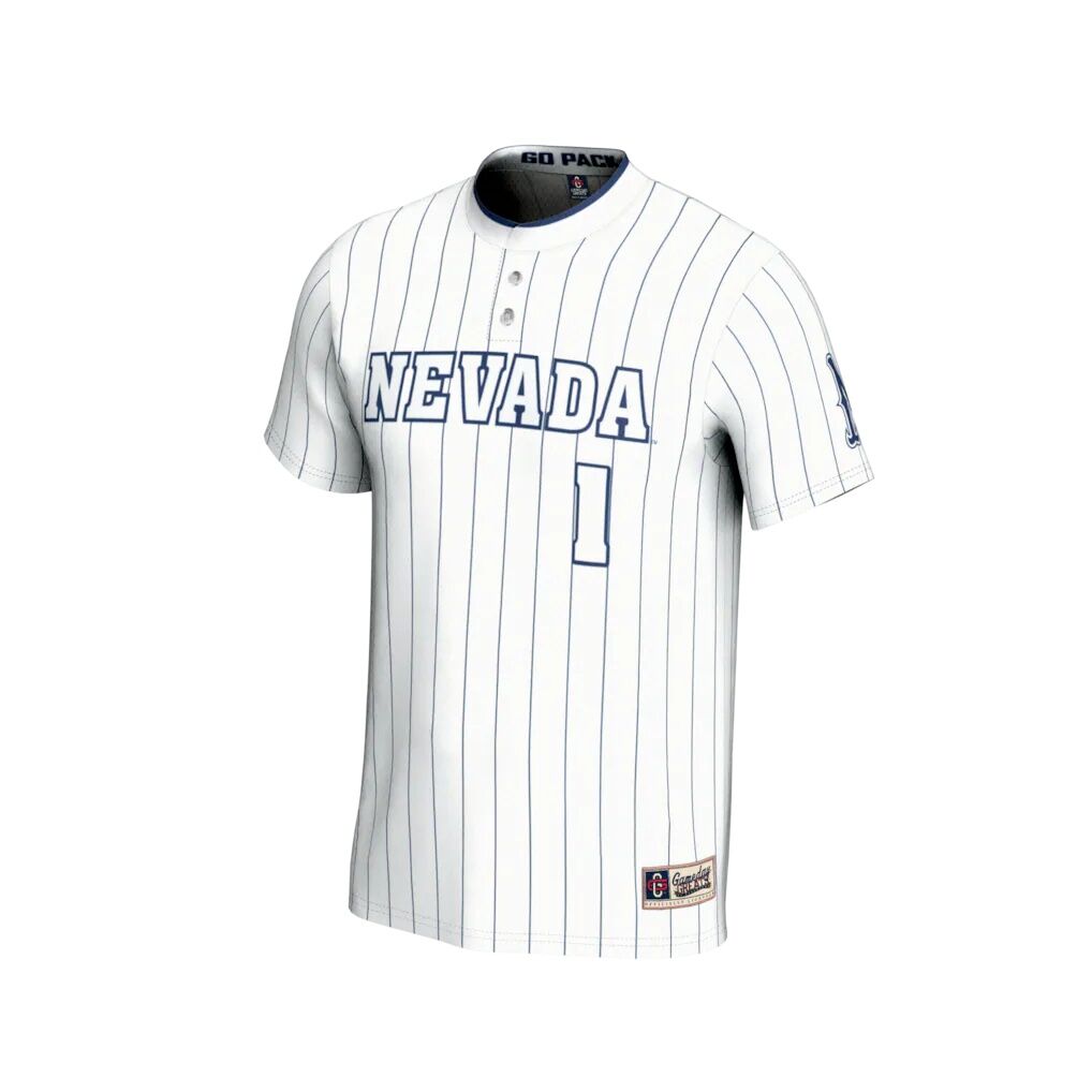 #1 Nevada Wolf Pack GameDay Greats Youth Lightweight Collegiate Softball Fashion Jersey