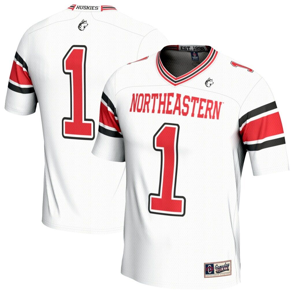 #1 Northeastern Huskies GameDay Greats Unisex Lightweight Collegiate Football Fashion Jersey