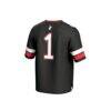 #1 Northeastern Huskies GameDay Greats Unisex Lightweight Collegiate Football Fashion Jersey - Black - Detail View