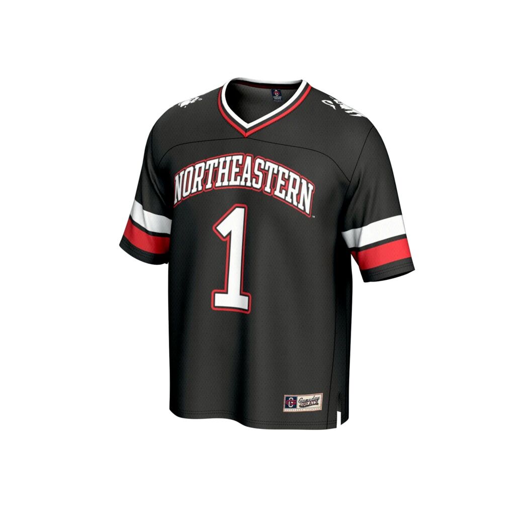 #1 Northeastern Huskies GameDay Greats Unisex Lightweight Collegiate Football Fashion Jersey