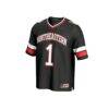 #1 Northeastern Huskies GameDay Greats Youth Lightweight Collegiate Football Fashion Jersey - Black - Side View