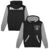 Las Vegas Raiders Outerstuff Toddler Stadium Colorblock Full-Zip Hoodie - - Front View