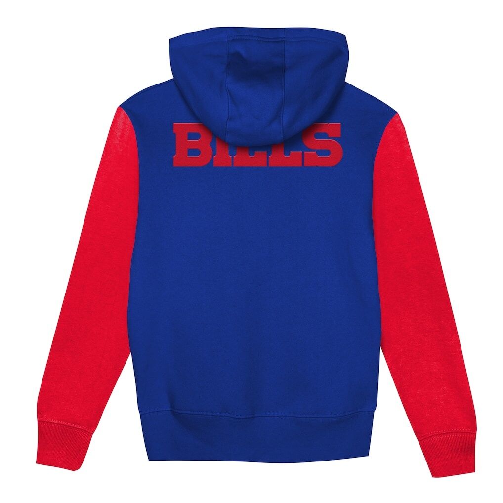 Buffalo Bills Outerstuff  Toddler Stadium Colorblock Full-Zip Hoodie - Royal/Red