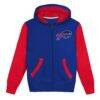 Buffalo Bills Outerstuff Toddler Stadium Colorblock Full-Zip Hoodie - - Side View