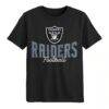 Las Vegas Raiders Outerstuff Toddler Top Pick T-Shirt - Black - Side View