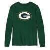 Green Bay Packers Outerstuff Preschool Primary Logo Long Sleeve T-Shirt - Green - Front View
