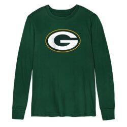Green Bay Packers Outerstuff Preschool Primary Logo Long Sleeve T-Shirt - Green - Front View