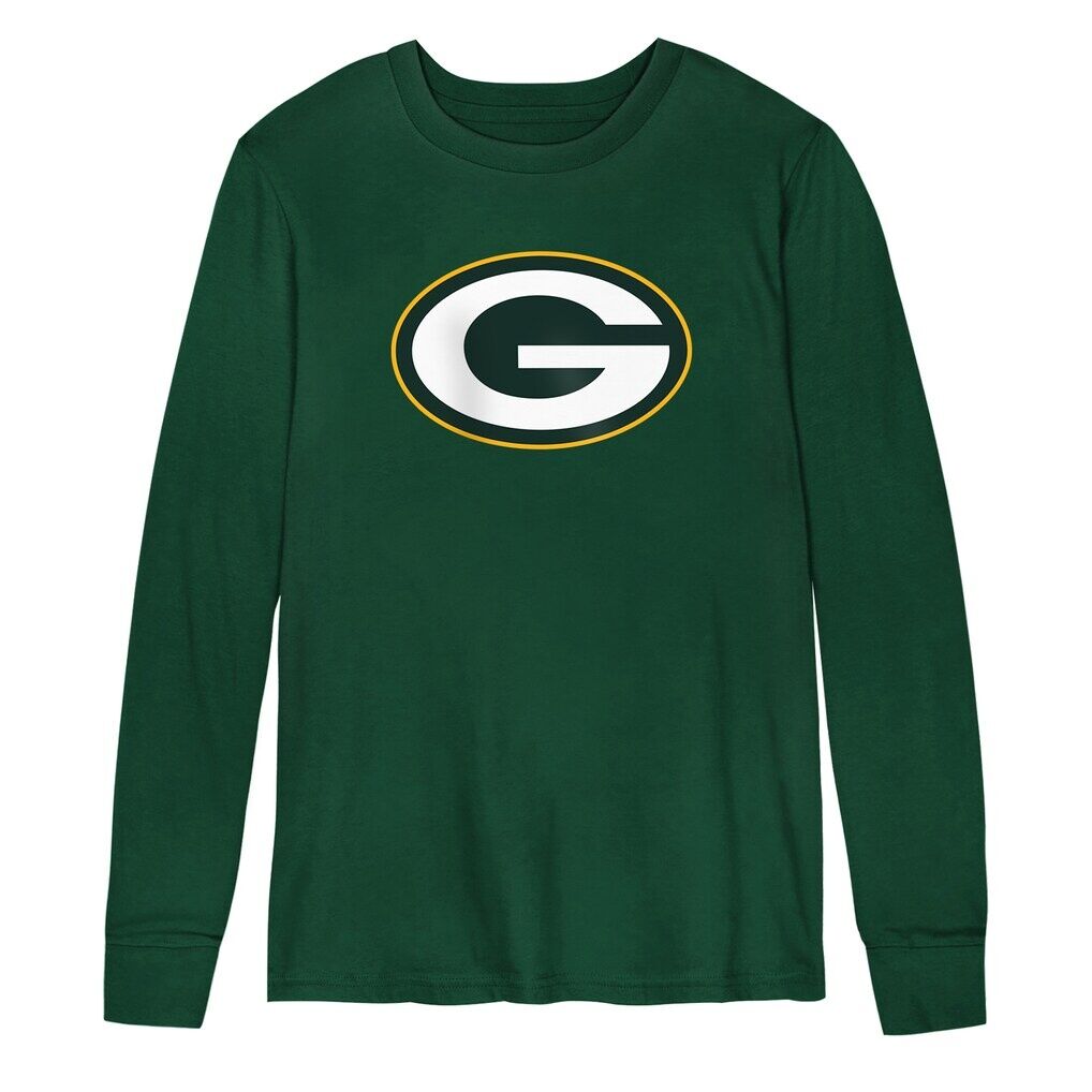 Green Bay Packers Outerstuff Preschool Primary Logo Long Sleeve T-Shirt