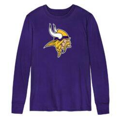 Minnesota Vikings Outerstuff Preschool Primary Logo Long Sleeve T-Shirt - Purple - Front View