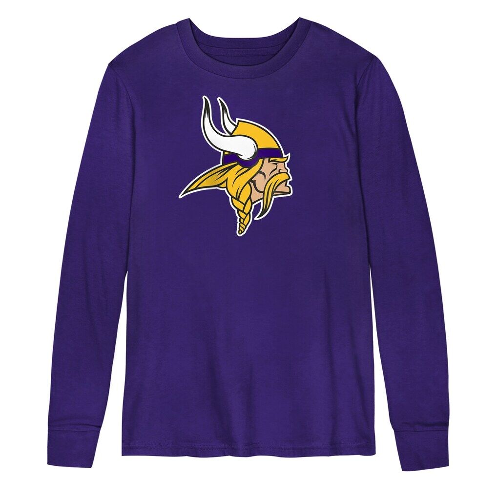 Minnesota Vikings Outerstuff Preschool Primary Logo Long Sleeve T-Shirt
