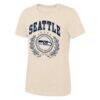 Seattle Seahawks Outerstuff Girls Youth Undefeated T-Shirt - - Front View