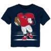 New England Patriots Outerstuff Toddler Game Fit T-Shirt - Navy - Front View