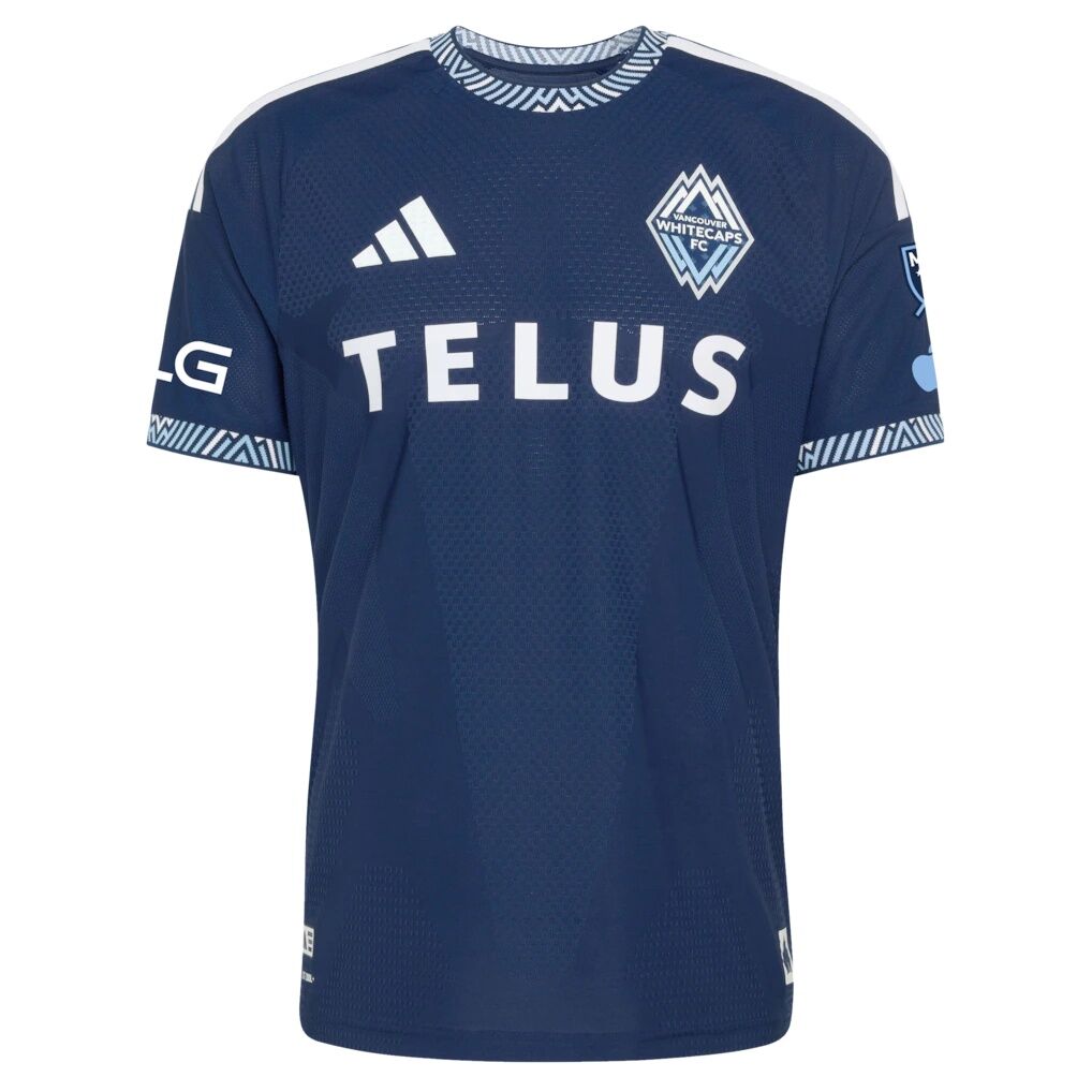 Vancouver Whitecaps FC adidas 2026 The Coastal On-Field Authentic Patch Jersey