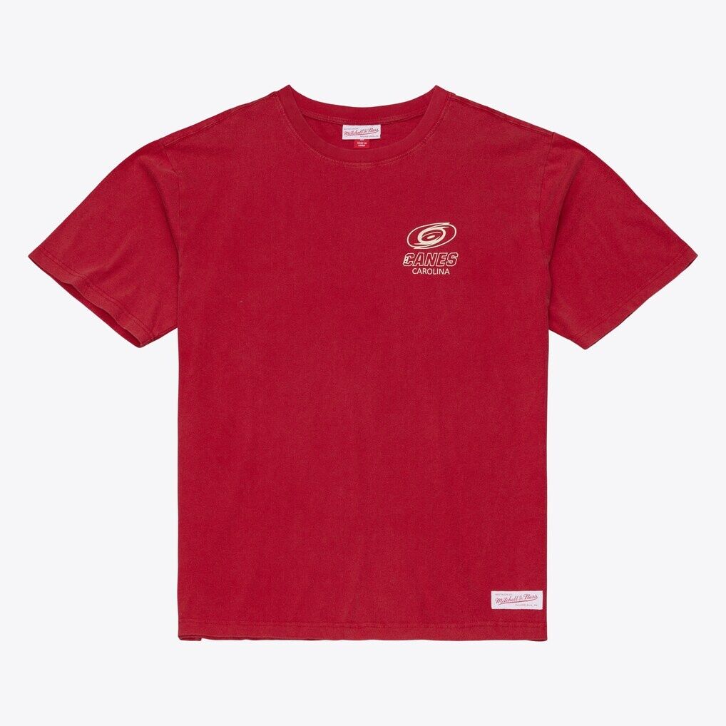 Carolina Hurricanes Mitchell & Ness Core Essentials T-Shirt - Scarlet