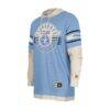 Tennessee Titans New Era Twofer Layered Long Sleeve Hoodie T-Shirt - - Detail View