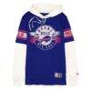 Buffalo Bills New Era Twofer Layered Long Sleeve Hoodie T-Shirt - - Side View