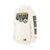 Green Bay Packers New Era Dune Dust Hoodie - Cream - Detail View