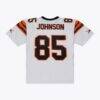 Chad Johnson Cincinnati Bengals Mitchell & Ness 2001 Legacy Replica Player Jersey - White - Side View