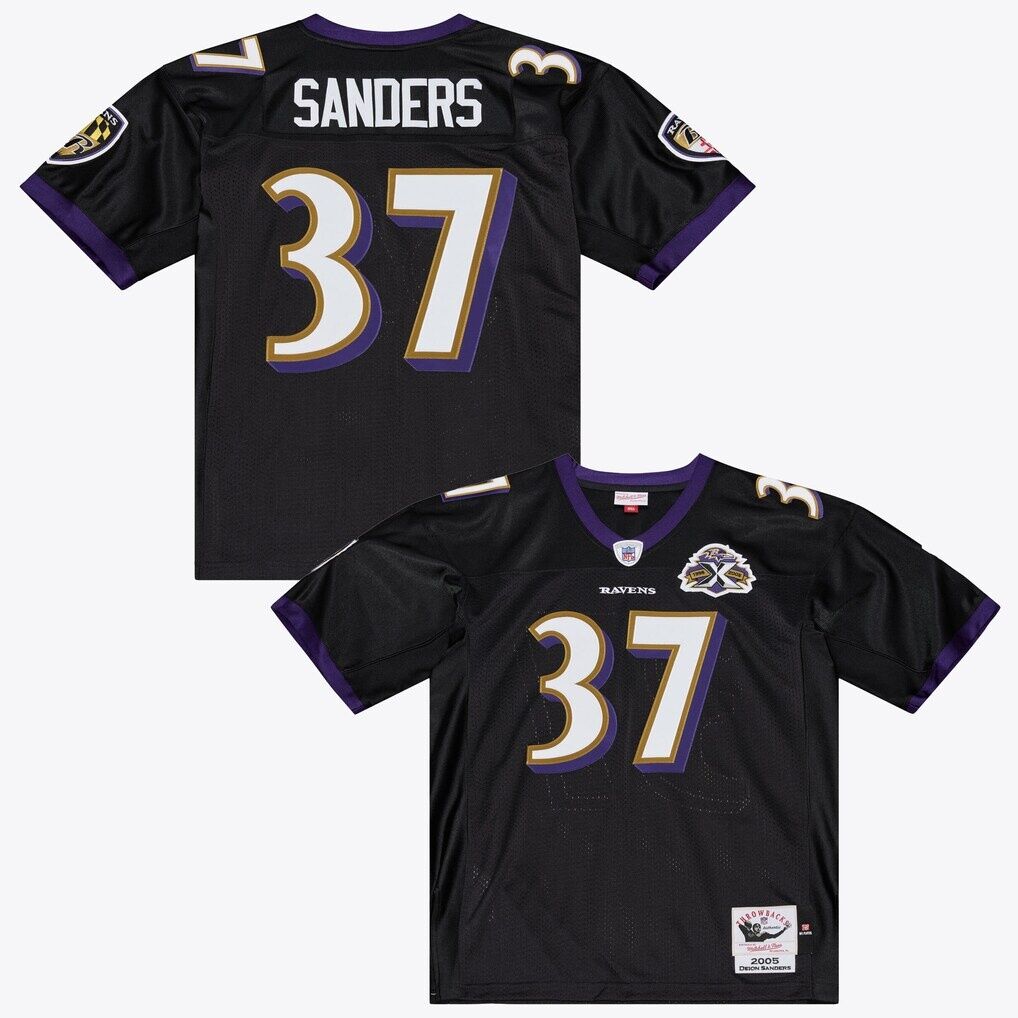 Deion Sanders Baltimore Ravens Mitchell & Ness 2005 Authentic Throwback Jersey