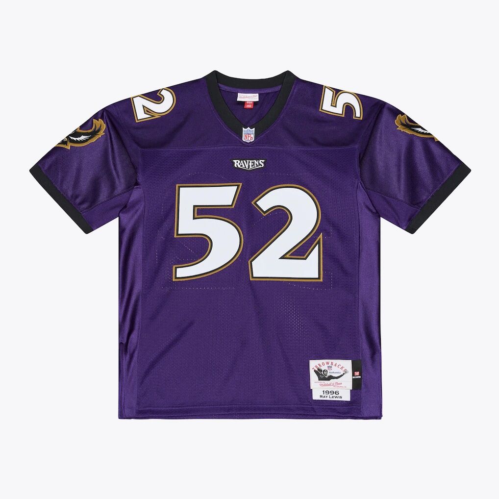 Ray Lewis Baltimore Ravens Mitchell & Ness 1996 Authentic Throwback Jersey