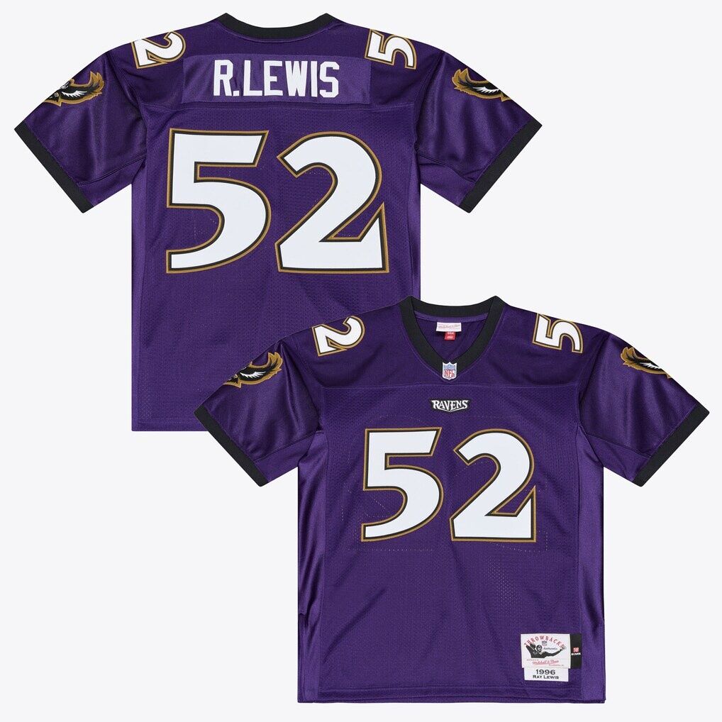 Ray Lewis Baltimore Ravens Mitchell & Ness 1996 Authentic Throwback Jersey