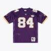 Randy Moss Minnesota Vikings Mitchell & Ness 2001 Authentic Throwback Jersey - Purple - Back View