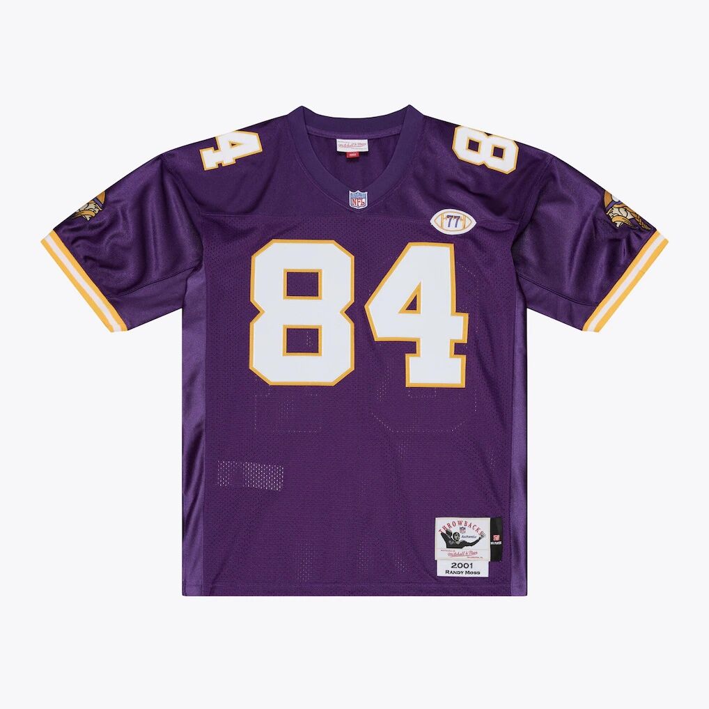 Randy Moss Minnesota Vikings Mitchell & Ness 2001 Authentic Throwback Jersey
