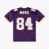 Randy Moss Minnesota Vikings Mitchell & Ness 2001 Authentic Throwback Jersey - Purple - Side View