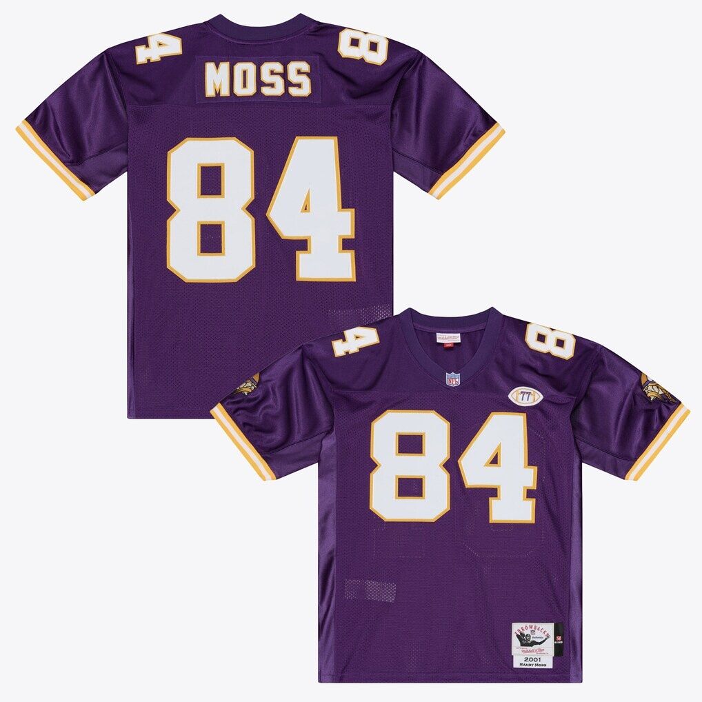 Randy Moss Minnesota Vikings Mitchell & Ness 2001 Authentic Throwback Jersey