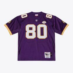 Cris Carter Minnesota Vikings Mitchell & Ness 2001 Authentic Throwback Jersey - Purple - Front View