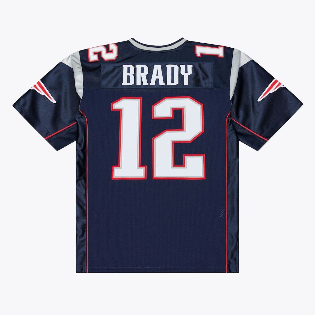 Tom Brady New England Patriots Mitchell & Ness Super Bowl XXXVI Authentic Throwback Jersey