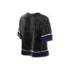 Baltimore Ravens New Era Women's Lifestyle Mineral Wash Boxy Cropped T-Shirt - Black - Alt1
