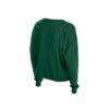 Green Bay Packers New Era Women's Cropped Oversized Long Sleeve T-Shirt - Green - Alt1