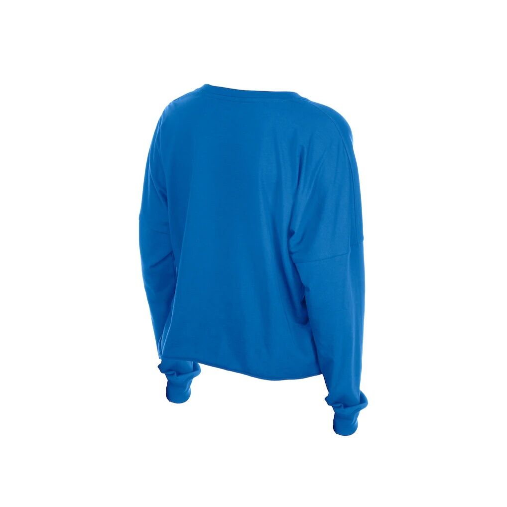 Los Angeles Chargers New Era Women's Cropped Oversized Long Sleeve T-Shirt