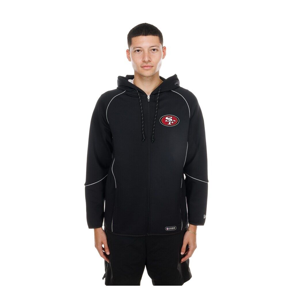 San Francisco 49ers New Era Combine Authentic Raglan Full-Zip Hoodie