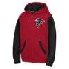 Atlanta Falcons Outerstuff Youth Stadium Colorblock Full-Zip Hoodie - Red - Side View
