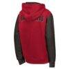 Tampa Bay Buccaneers Outerstuff Youth Stadium Colorblock Full-Zip Hoodie - Red - Detail View