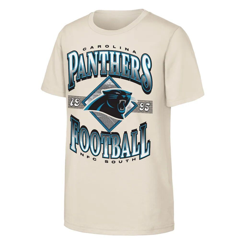 Carolina Panthers Outerstuff Youth NFL Of Days Past T-Shirt - Natural