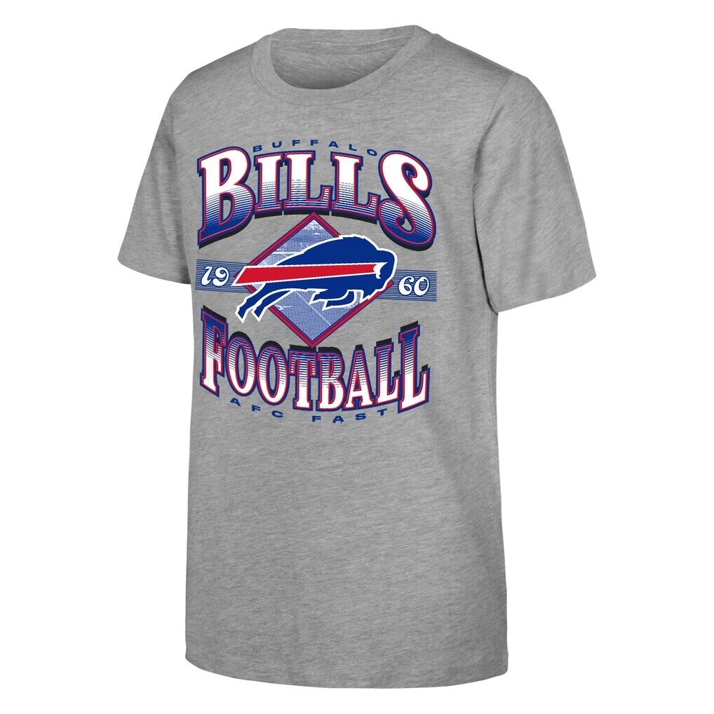 Buffalo Bills Outerstuff Youth NFL Of Days Past T-Shirt - Heather Gray