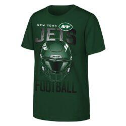 New York Jets Outerstuff Youth Full Gear T-Shirt - Green - Front View