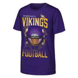 Minnesota Vikings Outerstuff Youth Full Gear T-Shirt - Purple - Front View