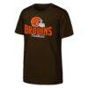 Cleveland Browns Outerstuff Youth Top Pick T-Shirt - Brown - Side View