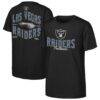 Las Vegas Raiders Outerstuff Youth Top Pick T-Shirt - Black - Front View