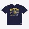 Indiana Pacers Mitchell & NessCore Graphic T-Shirt - Navy - Front View