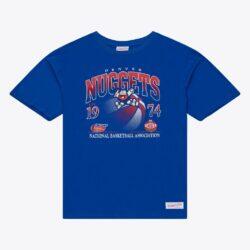 Denver Nuggets Mitchell & NessCore Graphic T-Shirt - - Front View