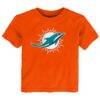 Miami Dolphins Outerstuff Toddler Primary Logo T-Shirt - Orange - Front View