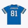 Calvin Johnson Detroit Lions Mitchell & Ness Women's 2007 Legacy Replica Jersey - Blue - Side View