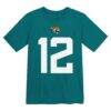 Travis Hunter Jacksonville Jaguars Nike Preschool Player Name & Number T-Shirt - Teal - Side View