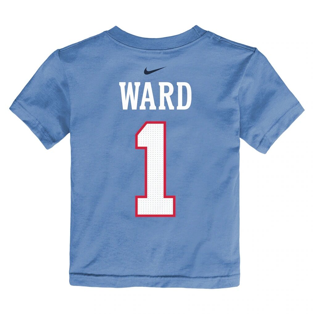Cameron Ward Tennessee Titans Nike Toddler Player Name & Number T-Shirt - Light Blue